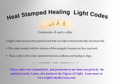 Load image into Gallery viewer, Anxiety & Stress Support - Healing Crystal Collar  - Sapphire Blue Color SA104