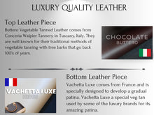 Load image into Gallery viewer, Arthritis & Pain Support - Healing Crystal Collar - Brown Vachetta w/ White Stitching PA102