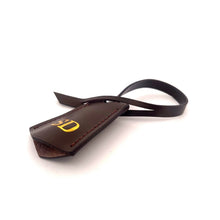 Load image into Gallery viewer, Key bell, Key Clochette, Personalized Custom Accessories, Handmade Leather, Veg Leather, Vachetta, Purse Charm, Keys, Monogram