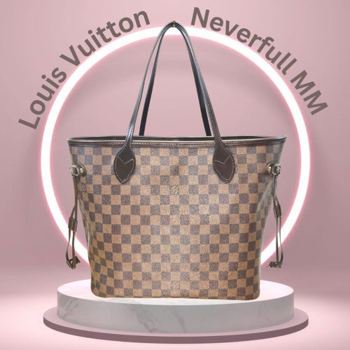 Louis Vuitton Damier Ebene Neverfull Bag