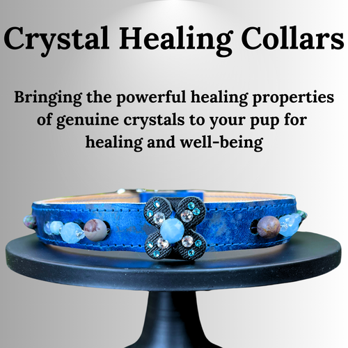 Sapphire Blue Crystal Healing Collar