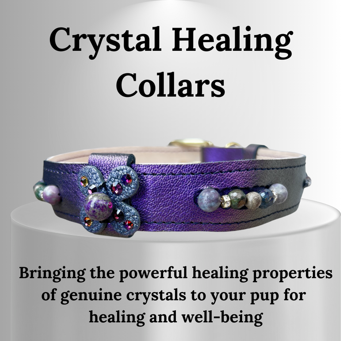 Candy Purple Crystal Healing Collar