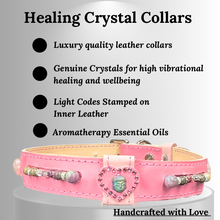 Load image into Gallery viewer, Barbie Pink Crystal Healing Collar