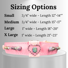 Load image into Gallery viewer, Barbie Pink Crystal Healing Collar