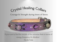 Load image into Gallery viewer, Strength &amp; Vitality Support - Crystal Healing Collar - Candy Apple Purple SV101