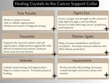Load image into Gallery viewer, Cancer &amp; Immune Support - Healing Crystal Collar - CA 101