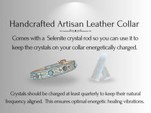Load image into Gallery viewer, Overall Well-being - Crystal Healing Collar - Denim Swirl OW101