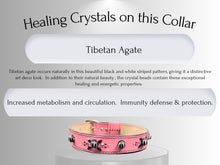 Load image into Gallery viewer, Cancer &amp; Immune Support - Healing Crystal Collar - Art Deco PInk