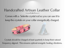 Load image into Gallery viewer, Cancer &amp; Immune Support - Healing Crystal Collar - Art Deco PInk