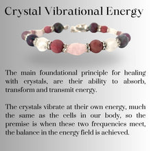 Load image into Gallery viewer, Healing Crystal Bracelet for Cancer Support , Chemo natural healing, alternative medicine, natures remedy, oncology help