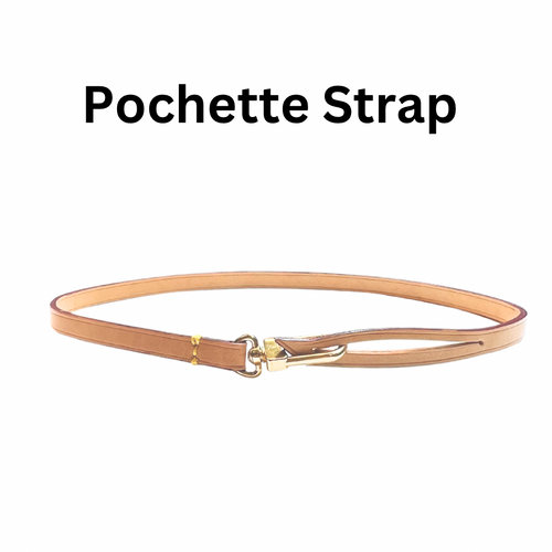 Vachetta Leather Pochette Strap