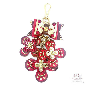 Purse Jewelry Red & Gold