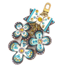 Load image into Gallery viewer, Purse Jewelry with Multi Color Top leather piece